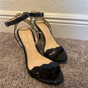 Jessica Simpson Black Strappy Heels size 8.5